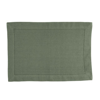 Lino Más PlayMat Indi Army Green 35 x 50 cm Conjunto o 4