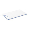 Rotho caruba snijplank 25x15x0.9 cm wit horizon blauw