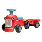 Falk running tractor Maurice with trailer red - afbeelding 1