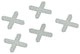 Mack 1004610 - Separadores de juntas de azulejos 4mm 250uds | 10 piezas
