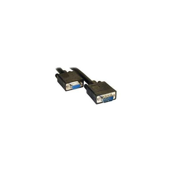 Adj AdjBBL11045352 VGA Extender, D-Sub 15-pin, M F 2M, nero