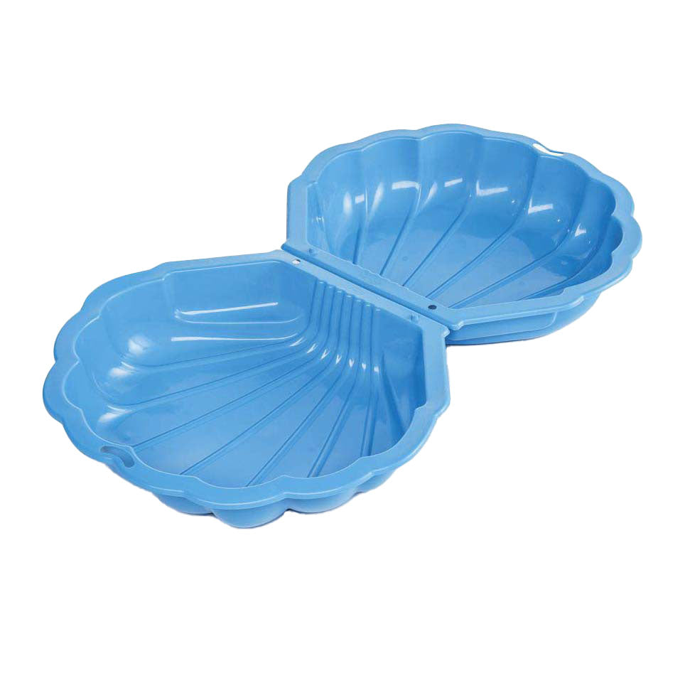 PARADISO Toys Sandbox con coperchio 87 x 78 x 18 cm blu