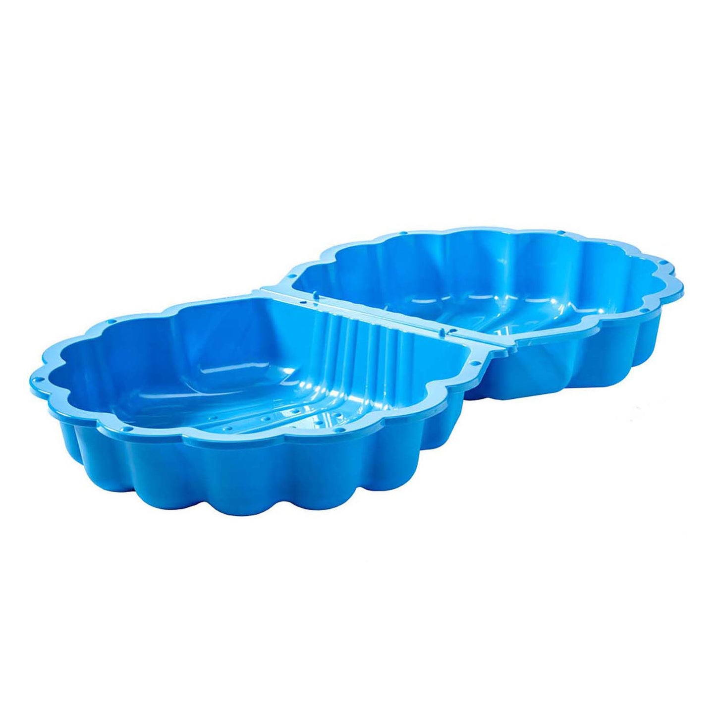 PARADISO Toys Sandbox con coperchio 87 x 78 x 18 cm blu