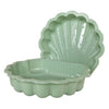 Conchiglia verde acqua e sabbia pastello - 2 pz.