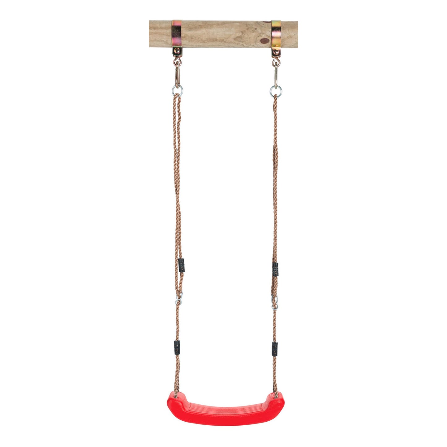 SwingKing Schommelzitje in hoogte Verstelbaar 43 x 17 cm Rood