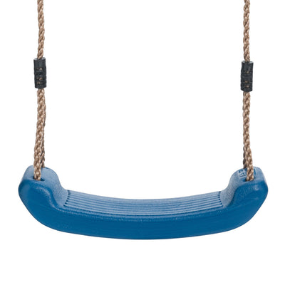 SwingKing Schommelzitje in hoogte Verstelbaar 43 x 17 cm Blauw