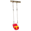 SwingKing Luxe Baby Schommelzitje in hoogte Verstelbaar Rood Geel