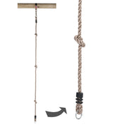 Swinging Swinging Climbing Rope con 2 anelli, 190 cm - afbeelding 1