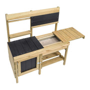 Swingking houten speelkeuken voor buiten - afbeelding 1