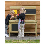 Swingking houten speelkeuken voor buiten - afbeelding 4