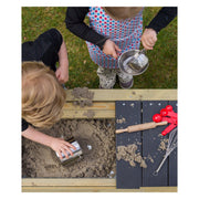 Swingking houten speelkeuken voor buiten - afbeelding 5