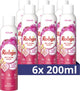Robijn - Spray per lavaggio a secco Pink Sensation - 6 flaconi x 200 ml - Confezione risparmio