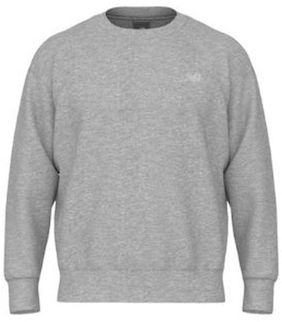 New balance sport essentials fleece crew men's sweater - athletic gray