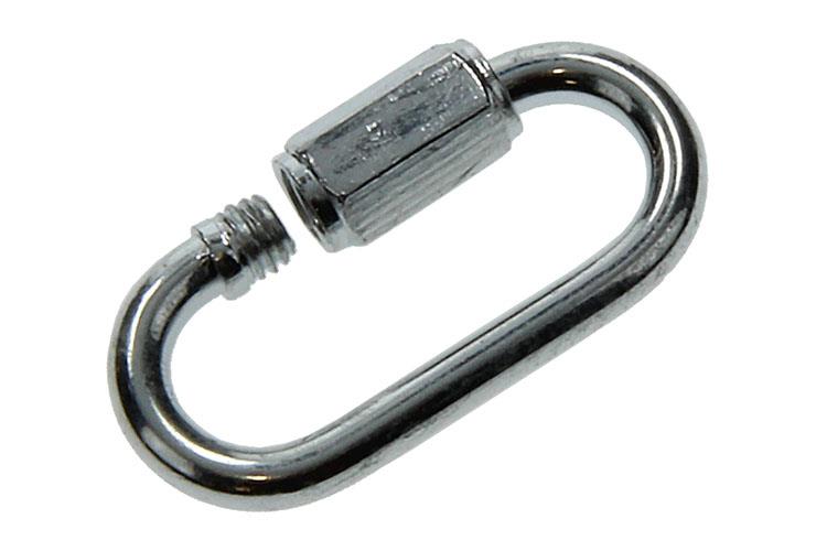 Mack 1006842 - 2 eslabones vacíos galvanizados + tuerca bl 3,5mm | 5 piezas