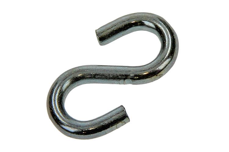 Mack 1006852 - 2 ganchos en S abiertos galvanizados bl 4.0x35mm | 5 piezas