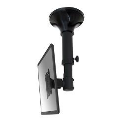 Neomounts Neomounts FPMA-C025 Black-Screen-Techo de techo de pantalla plana, 30, 12 kg, 75x75 mm 100x100 mm, Heig