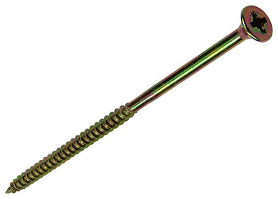Mack 1006975 - vite per truciolare con testa zincata gialla 4pz 6 x 130mm | 5 pezzi