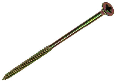 Mack 1006976 - vite per truciolare con testa zincata gialla 4pz 6 x 140mm | 5 pezzi