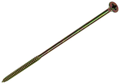 Mack 1006979 - vite per truciolare con testa zincata gialla 4pz 6 x 180mm | 5 pezzi