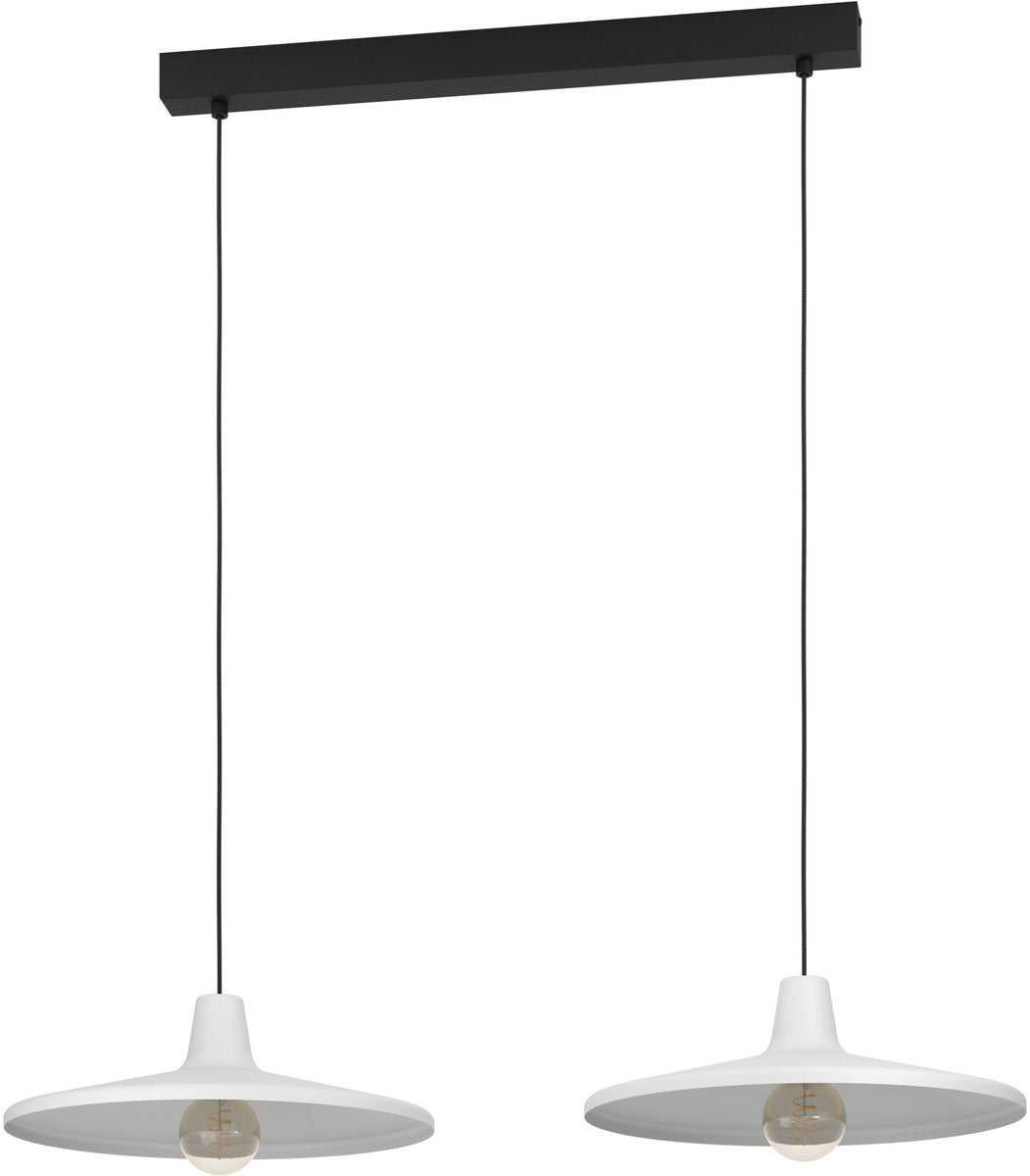 Lampada a sospensione Eglo miniere - e27 - 99,5 cm - grigio nero