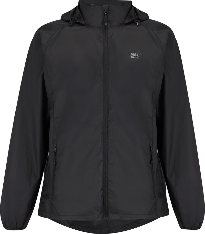 Mac in a sac origin 2 regenjas unisex - zwart - maat s