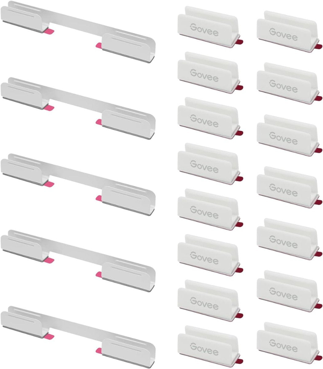 Govee witte montageclips neon rope light 2 - set van 20 clips
