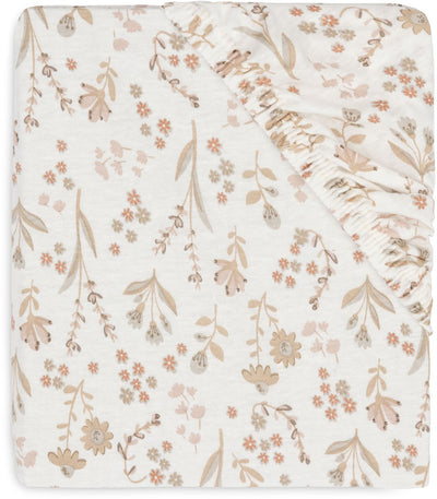 Jollein baby - lenzuolo con angoli jersey 70 75x140 150 cm - lettino per bambini - cotone morbido - fiorito
