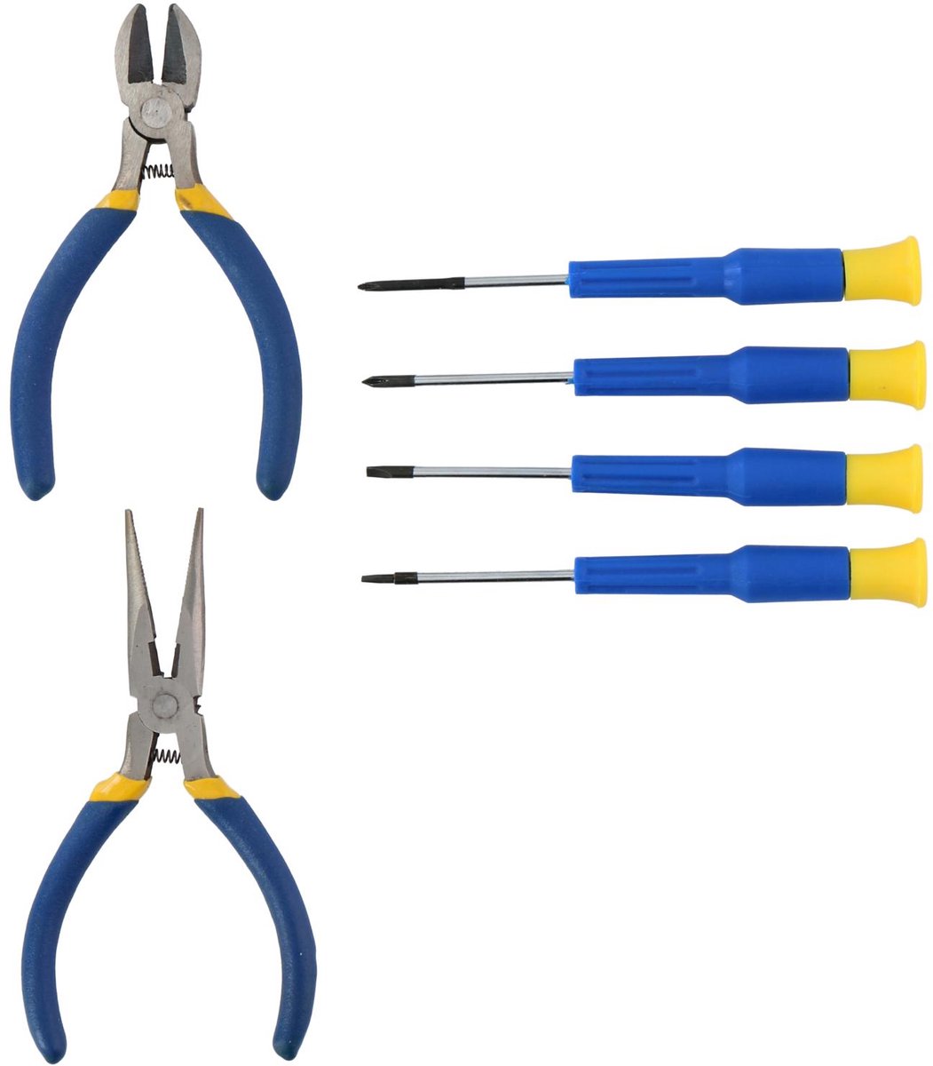 Kinzo precisiegereedschapset 6 delig