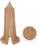 Jollein - zanzariera per bambini vintage (biscotto) - cotone - poliestere - zanzariera per bambini, baldacchino - 245 cm