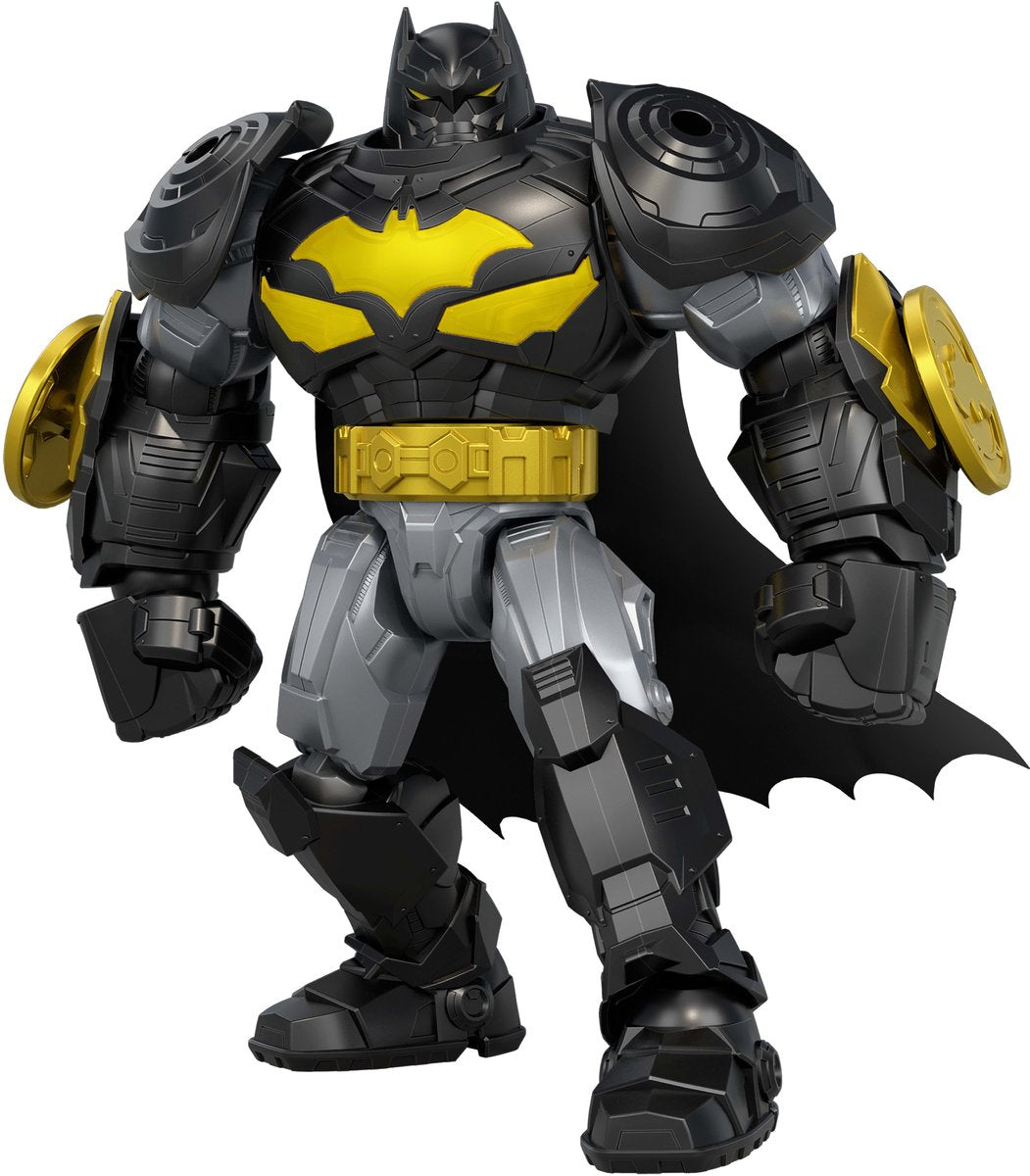 Action figure Mattel DC Premier con tuta mecha sonora e luminosa Action figure di Batman da 18 cm