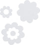 Sealskin - badbloem - zelfklevende antislip stickers - vinyl - 7 stuks - wit