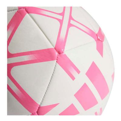 Il pallone da calcio adi starlancer - bianco rosa