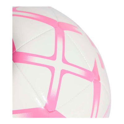 Il pallone da calcio adi starlancer - bianco rosa