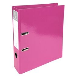 Orden exacompta iderama a4 70 mm cartón rosa 2 anillas 53624e 10 piezas