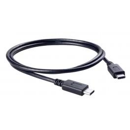 Adj adjbl0001 usb3.1 cable, m m, tipo C tipo C, 1 m, negro