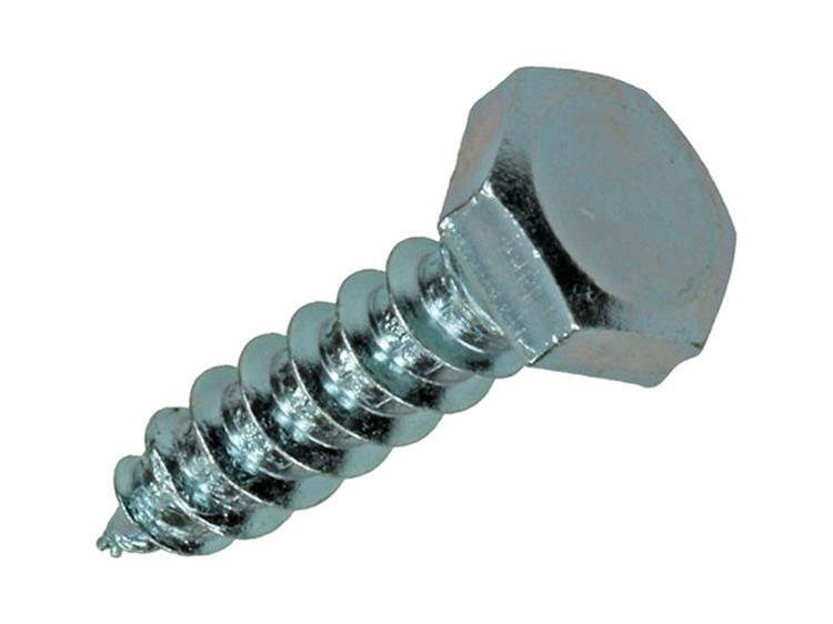 Mack 1007027 - perno rosca madera acero galvanizado 200 piezas 6 x 25 mm | 3 piezas