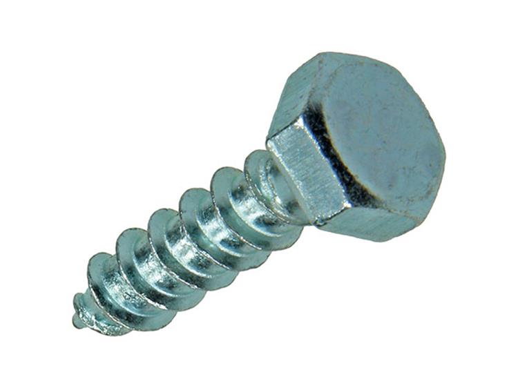 Mack 1007036 - perno rosca madera acero galvanizado 100 piezas 8 x 30 mm | 3 piezas