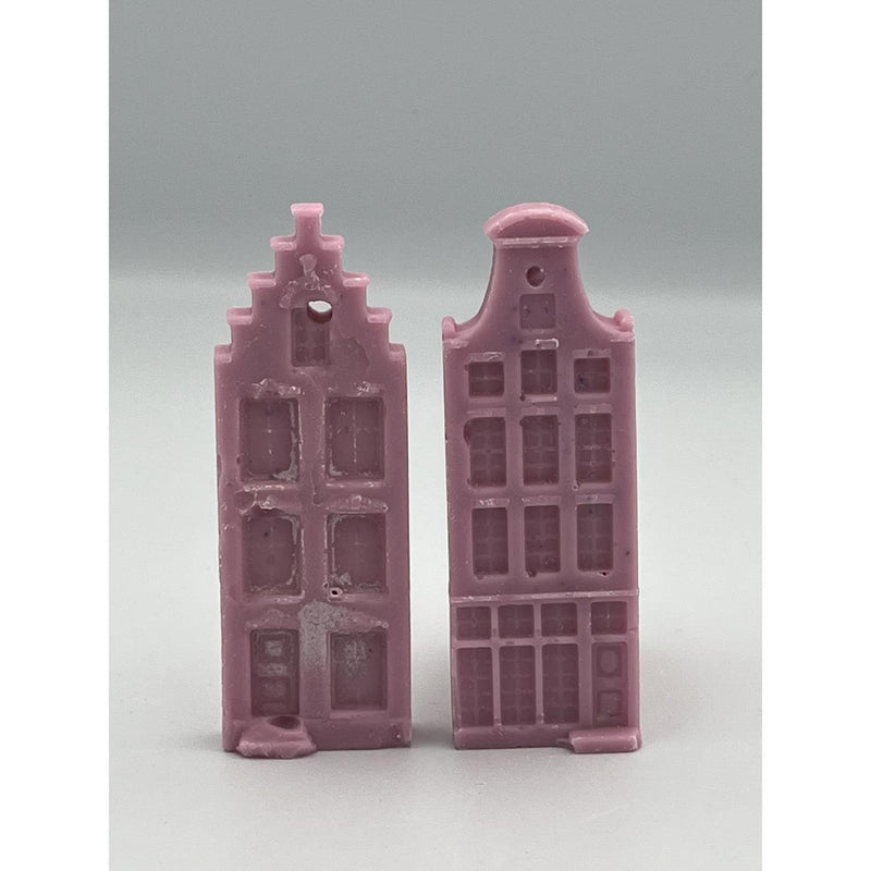 Vos decorations huisje geur fruit melange a set a 2