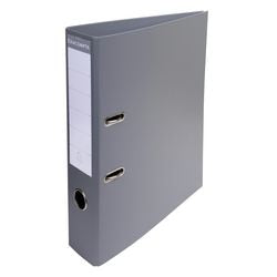 Ordner exacompta prem touch a4 70 mm grigio scuro 2 anelli 10 pezzi