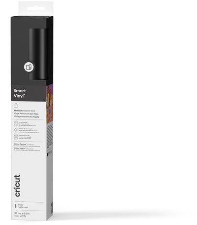 Cricut™ Smart Vinyl™ extraíble negro, no requiere tapete (6,4 m)