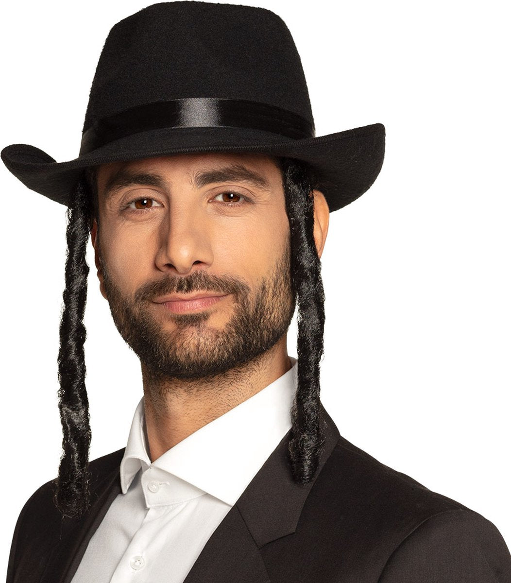 Boland - cappello rabbino david nero - 58 - adulti - uomini - religione
