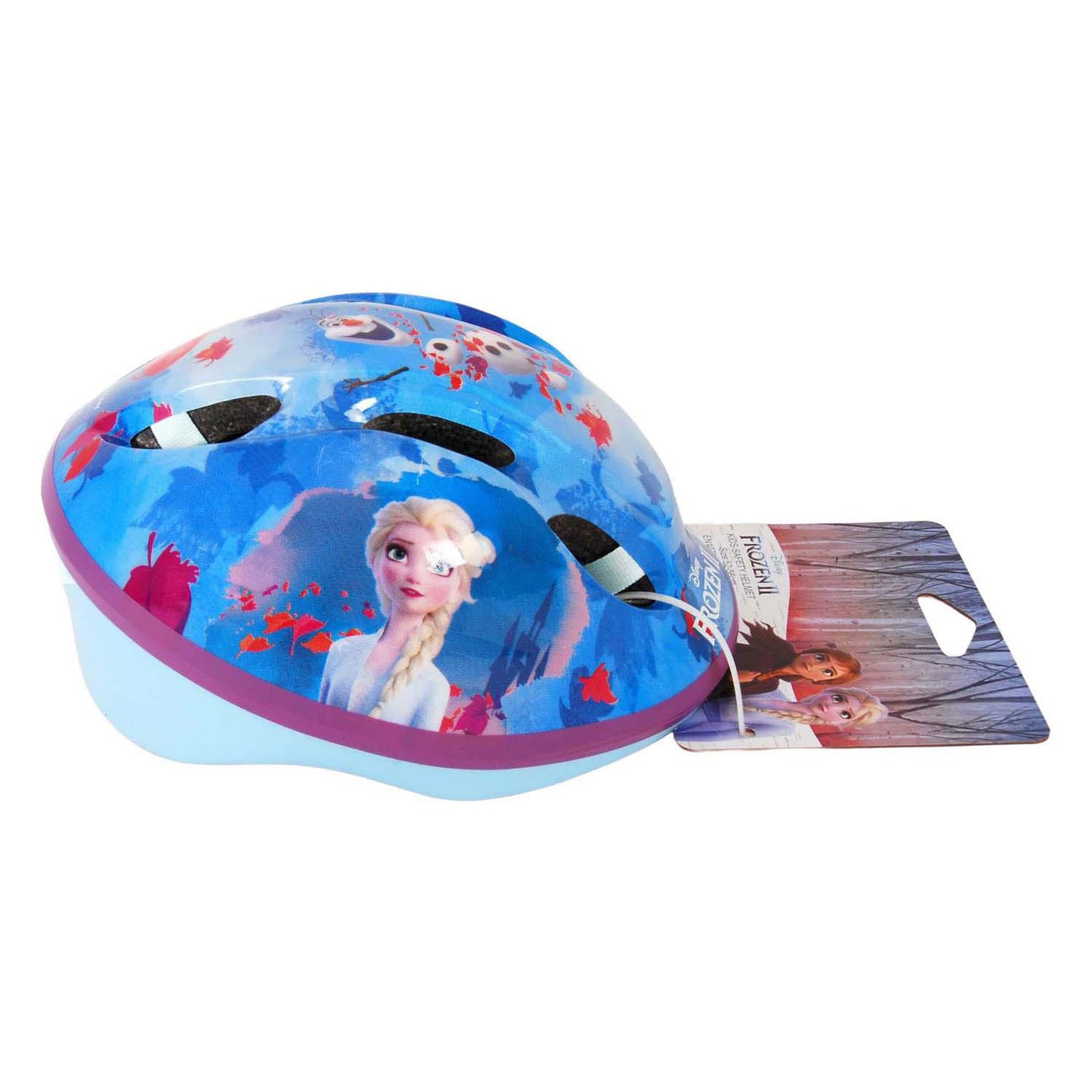 Disney Frozen Bicycle Skate Casco azul Rosa tamaño 51-55 cm