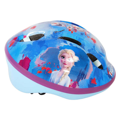 Disney Frozen fiets- skatehelm blauw roze maat 51-55 cm
