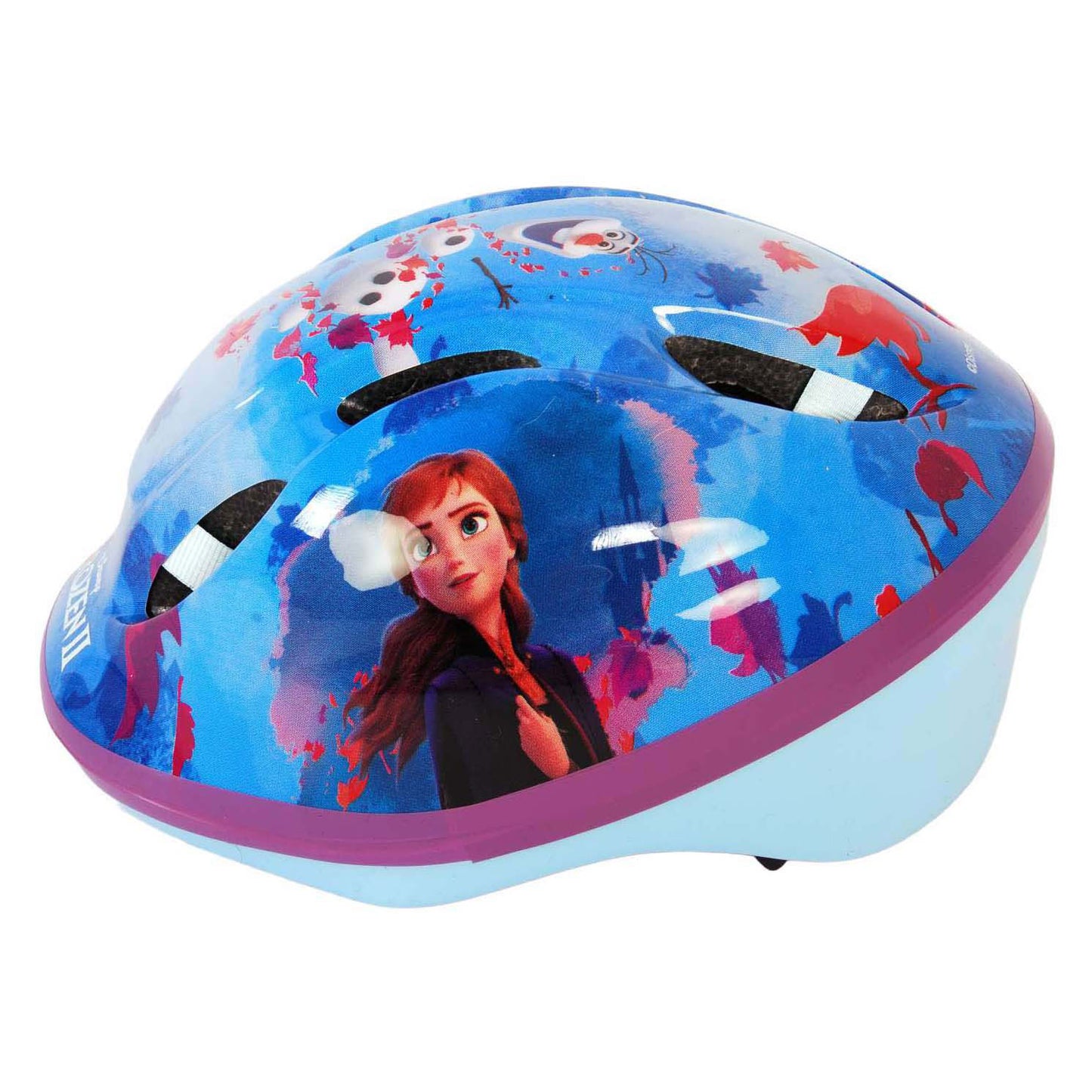 Helmet blu rosa blu di pattinaggio blu Disney Scattina di taglia rosa 51-55 cm