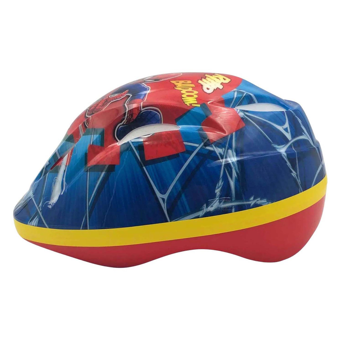 fietshelm Spider-Man jongens 51-55 cm Blauww rood