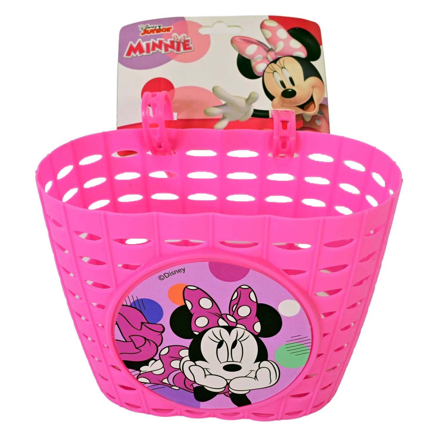 Cestino Disney in PVC minnie mouse rosa