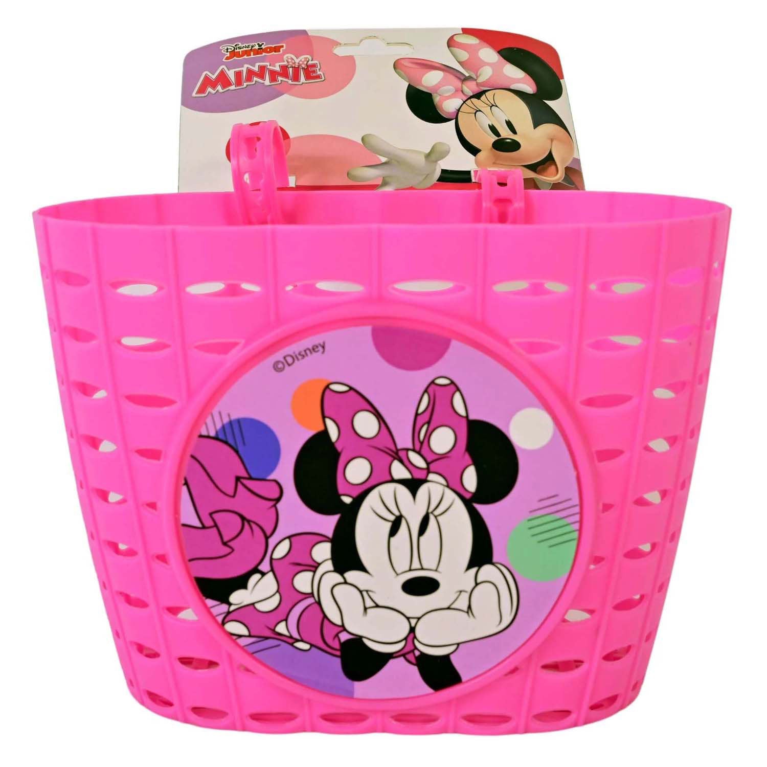 Cestino Disney in PVC minnie mouse rosa