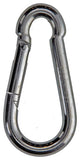 Mack 1008437 - 1 mosquetón + muelle 8 x 80mm galvanizado | 10 piezas