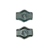 Mack 1008478 - 2 steel wire clamps 3mm simplex galvanized | 10 pieces