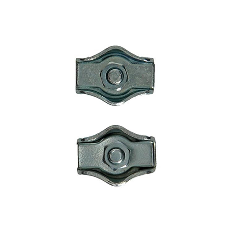 Mack 1008478 - 2 steel wire clamps 3mm simplex galvanized | 10 pieces